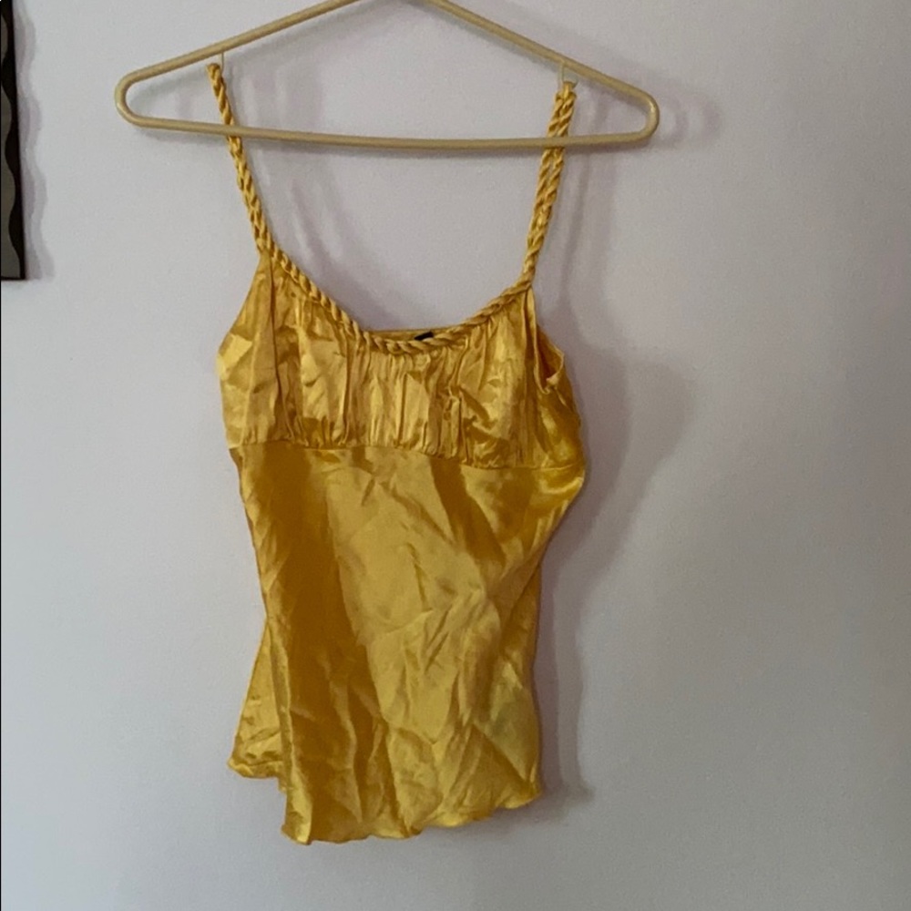 Bebe golden yellow tank